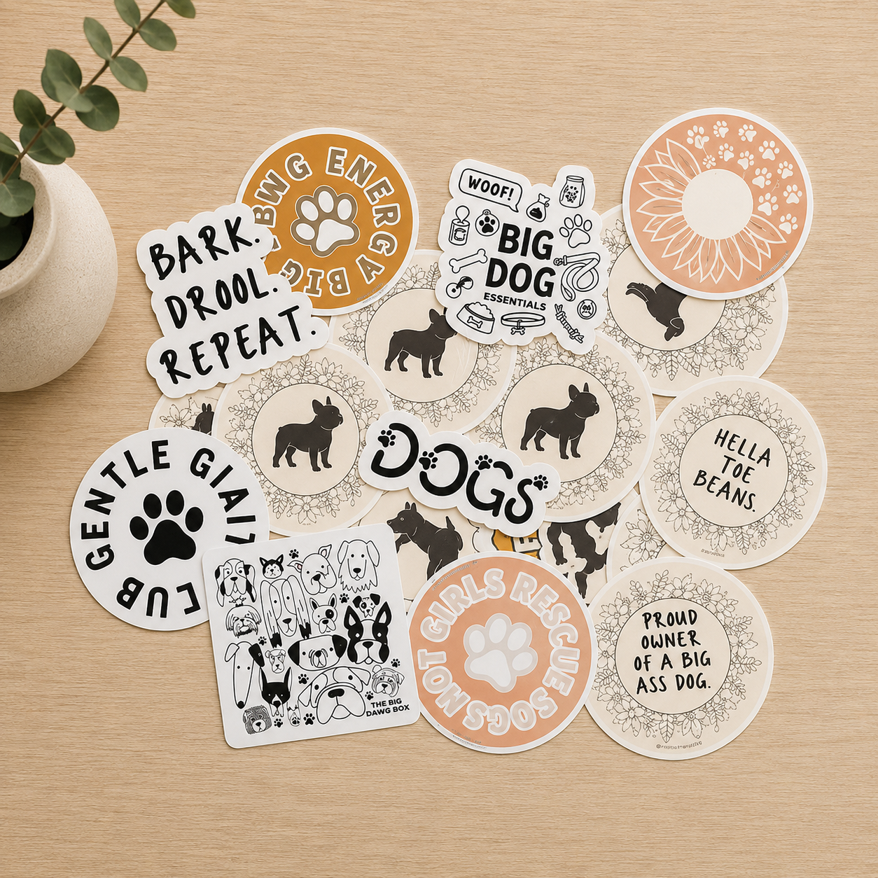 BIG DAWG STICKERS