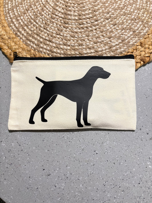 German Shorthaired Pointer Giant Breed Cosmetic Travel Bag Gift for Big Dog Lovers