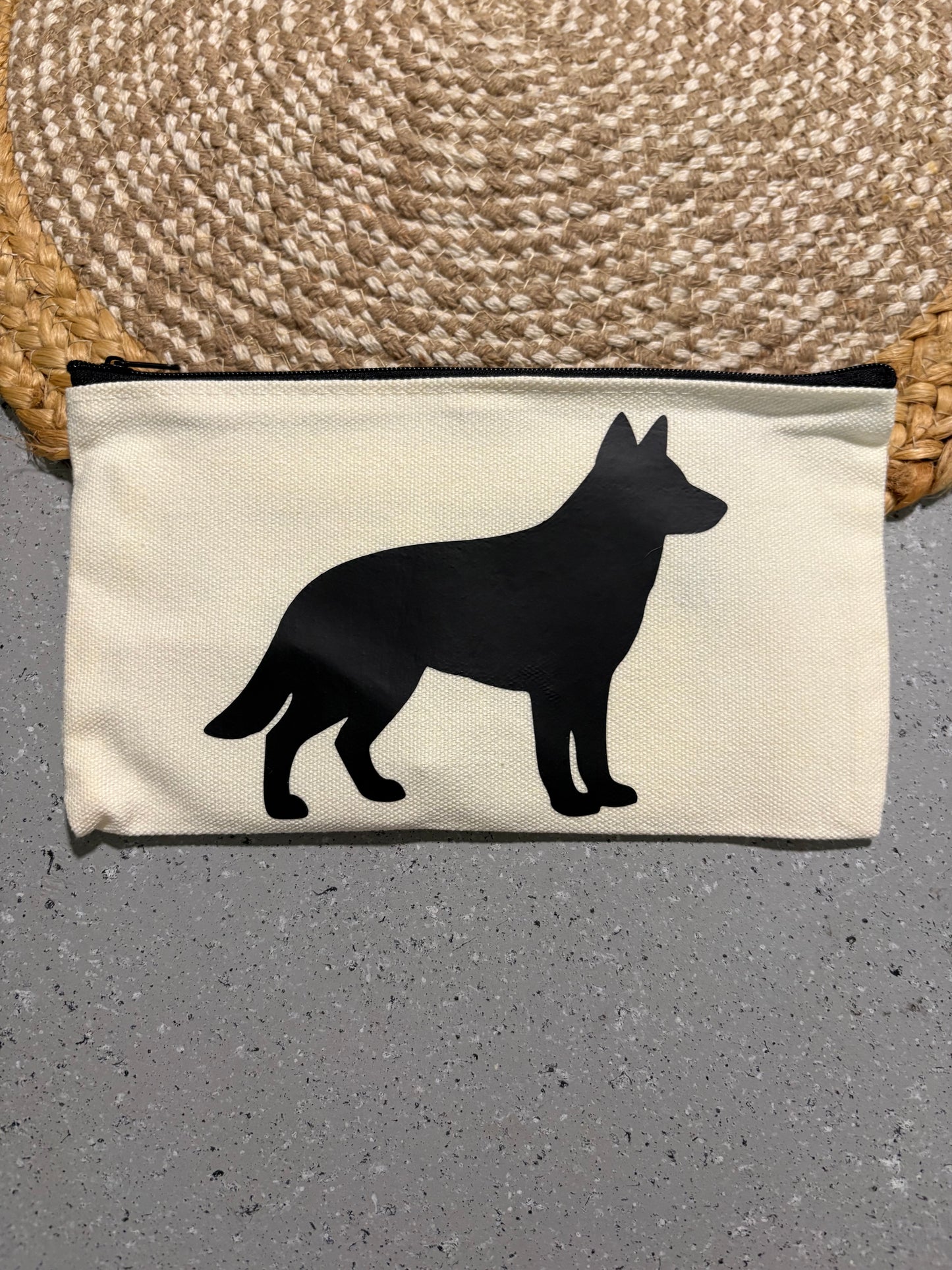 German Shepherd Giant Breed Cosmetic Travel Bag Gift for Big Dog Lovers