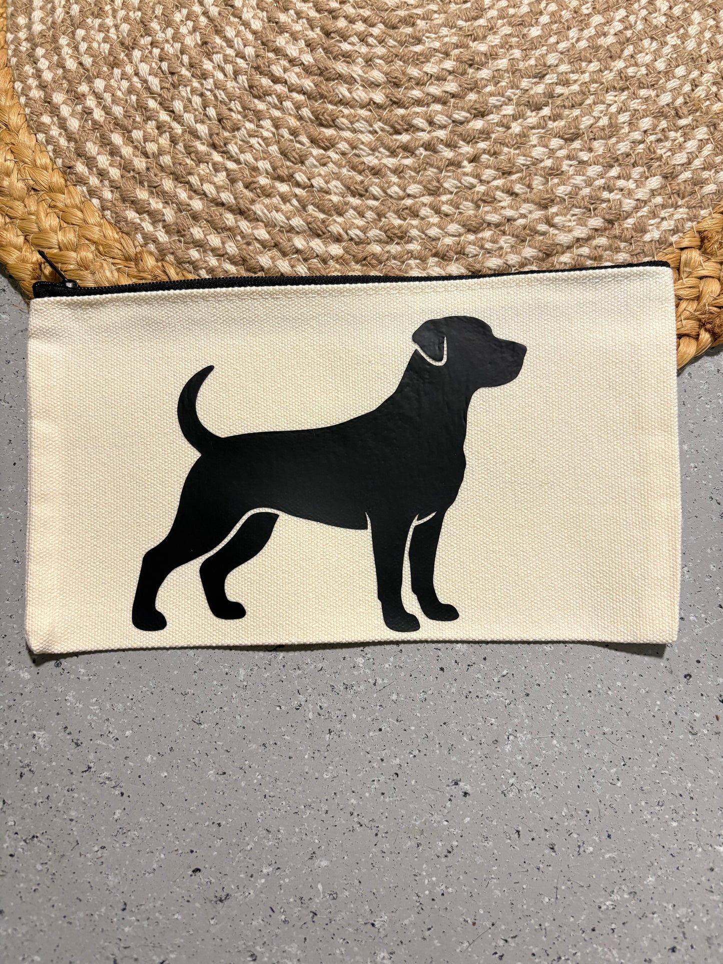 Rottweiler Giant Breed Cosmetic Travel Bag Gift for Big Dog Lovers