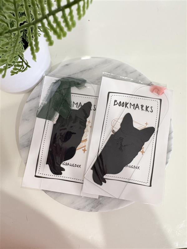Giant Breed Dog Silhouette Bookmark | Breed-Specific Acrylic Arch Bookmark
