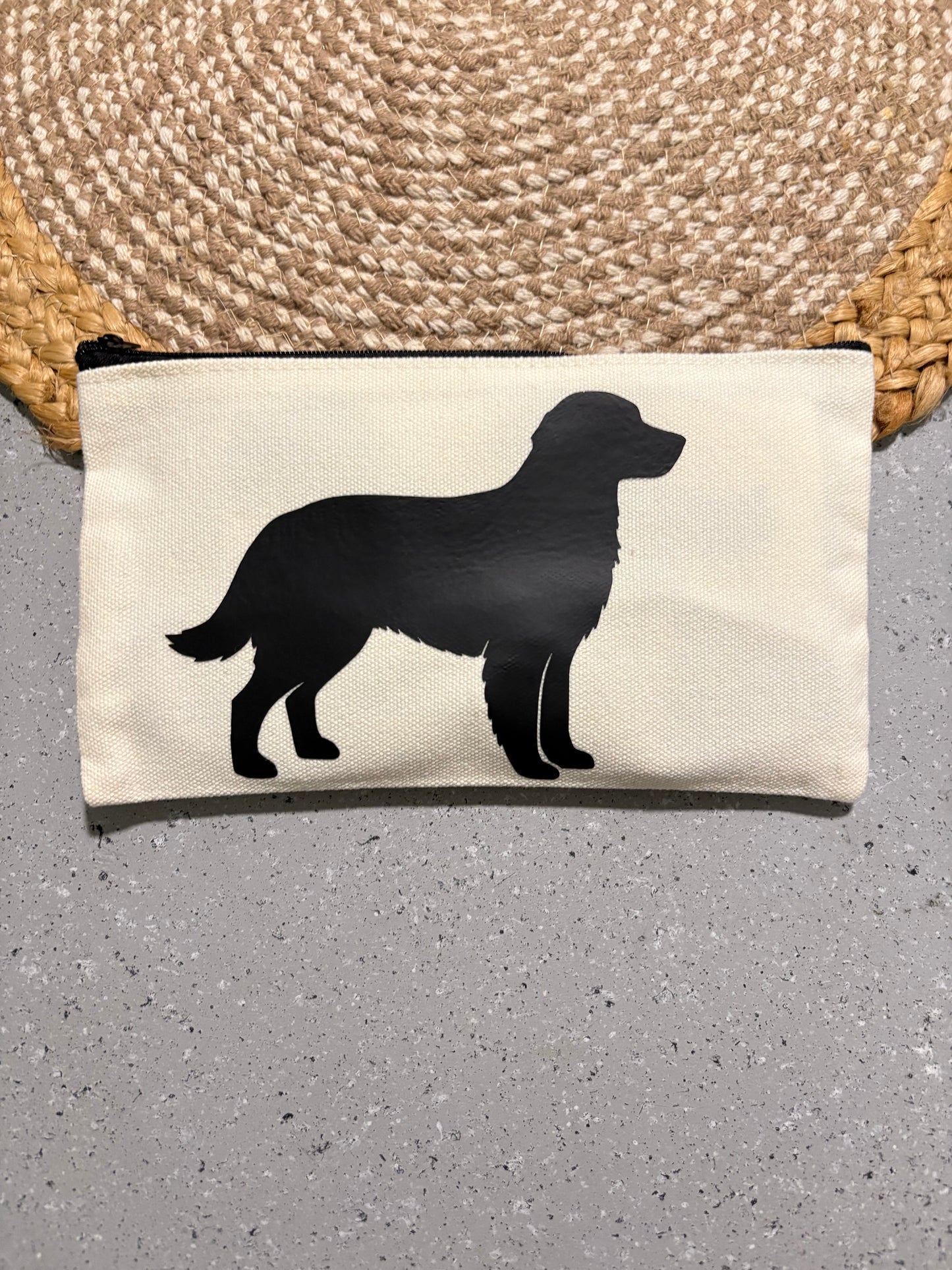 Golden Retriever Giant Breed Cosmetic Travel Bag Gift for Big Dog Lovers