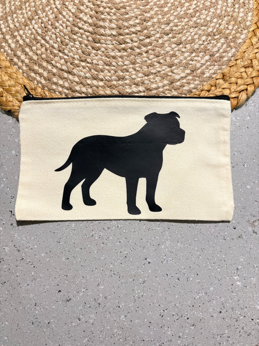 Pit Bull Giant Breed Cosmetic Travel Bag Gift for Big Dog Lovers