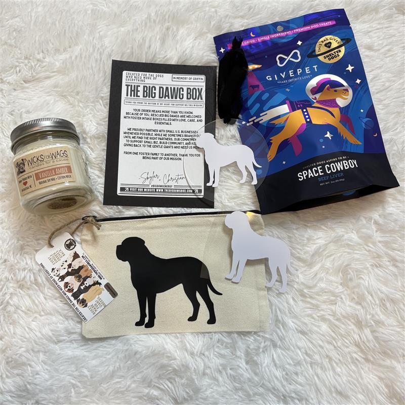 Custom Dog Personalized Gift Set For Giant Breed Dog Moms Gifts Under $50