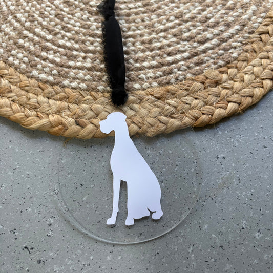 Great Dane Custom Giant Breed Christmas Ornament Acrylic Gift