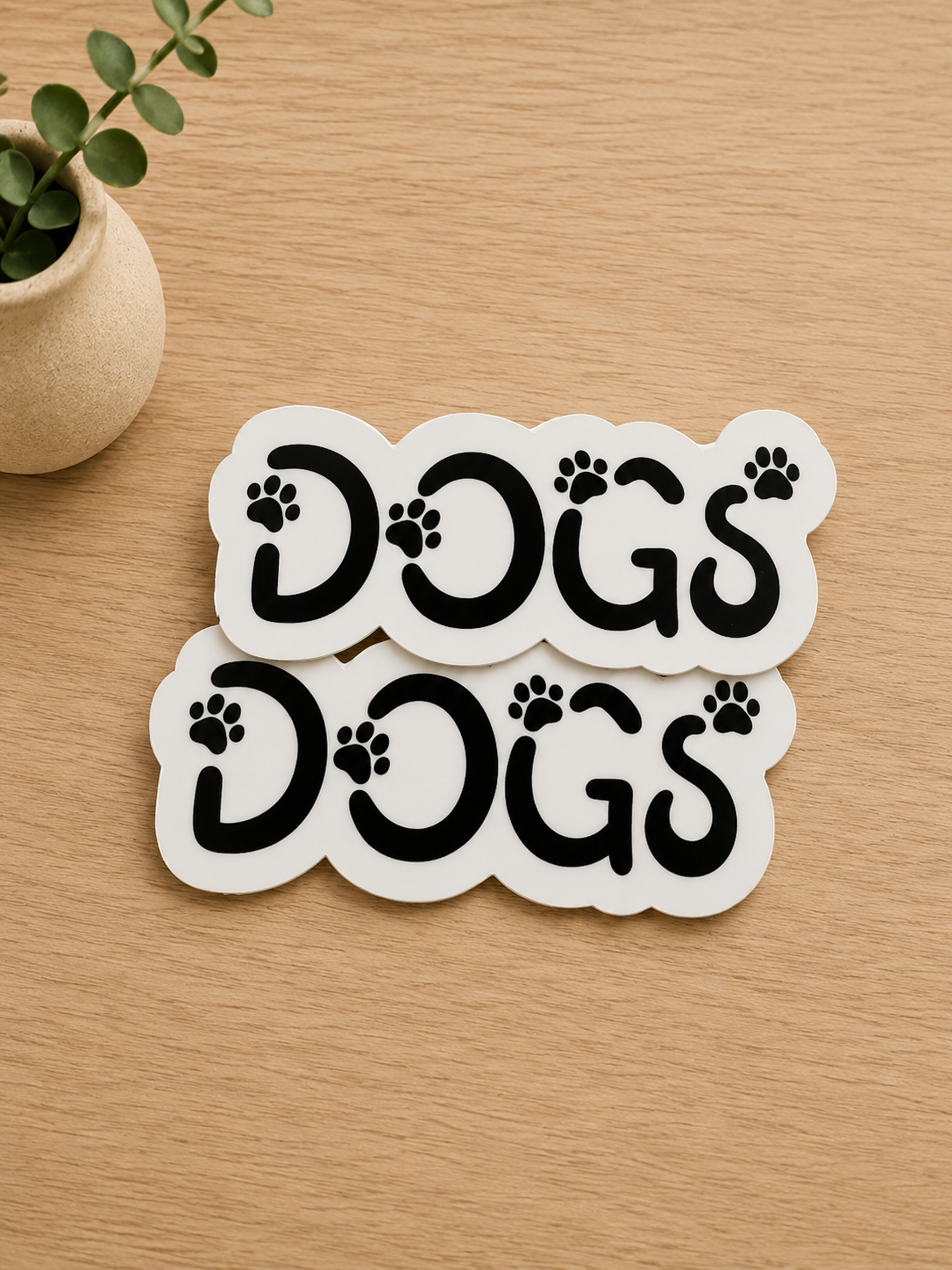 Dogs Paw Print Sticker