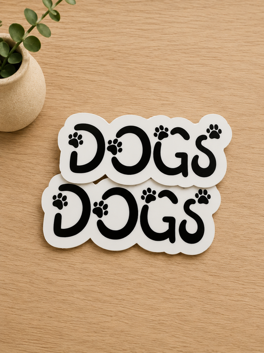 Dogs Paw Print Sticker