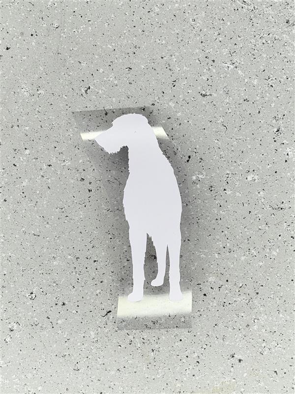 Irish Wolfhound Giant Breed Big Dawg Bumper Sticker