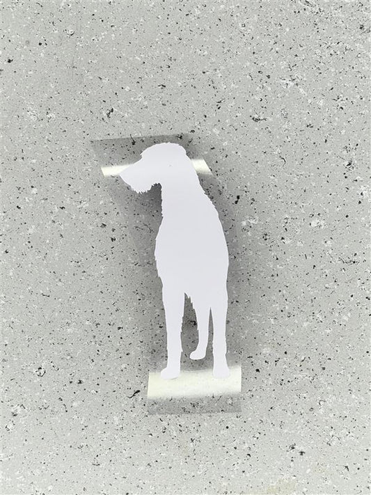 Irish Wolfhound Giant Breed Big Dawg Bumper Sticker