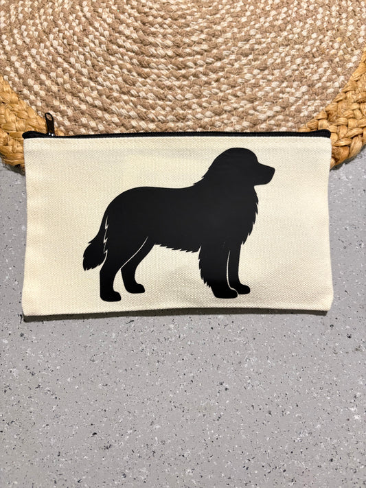 Leon Leonberger Giant Breed Cosmetic Travel Bag Gift for Big Dog Lovers