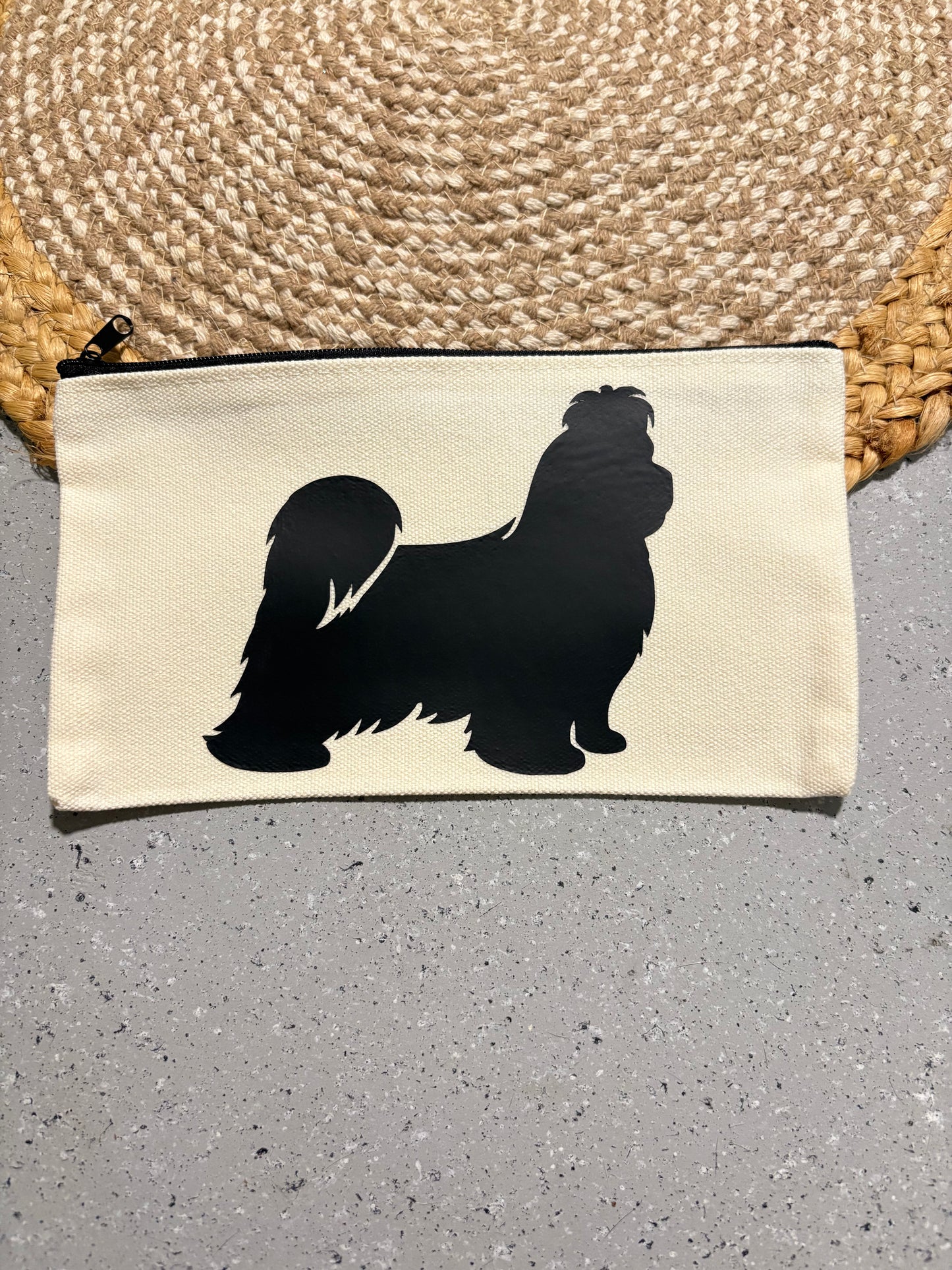 Shih Tzu Custom Cosmetic Travel Bag Gift for Dog Lovers