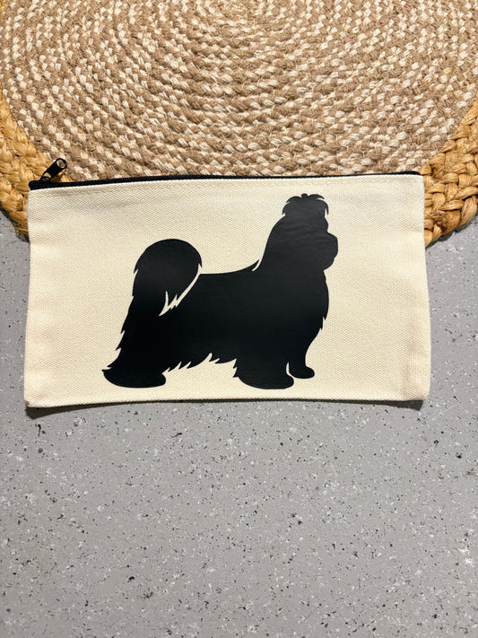 Shih Tzu Custom Cosmetic Travel Bag Gift for Dog Lovers