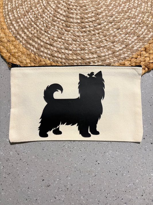 Yorkie Yorkshire Terrier Custom Cosmetic Travel Bag Gift for Dog Lovers