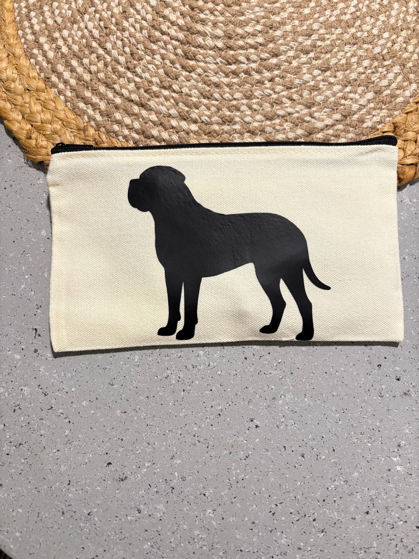 Mastiff Giant Breed Cosmetic Travel Bag Gift for Big Dog Lovers