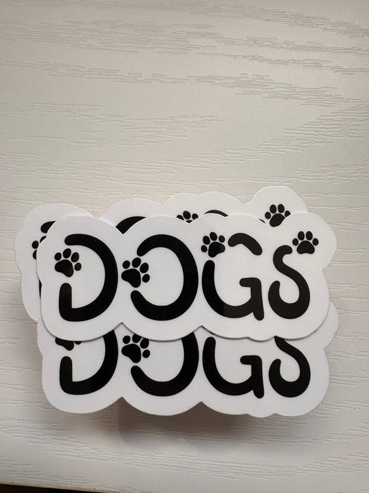 Dogs Paw Print Sticker