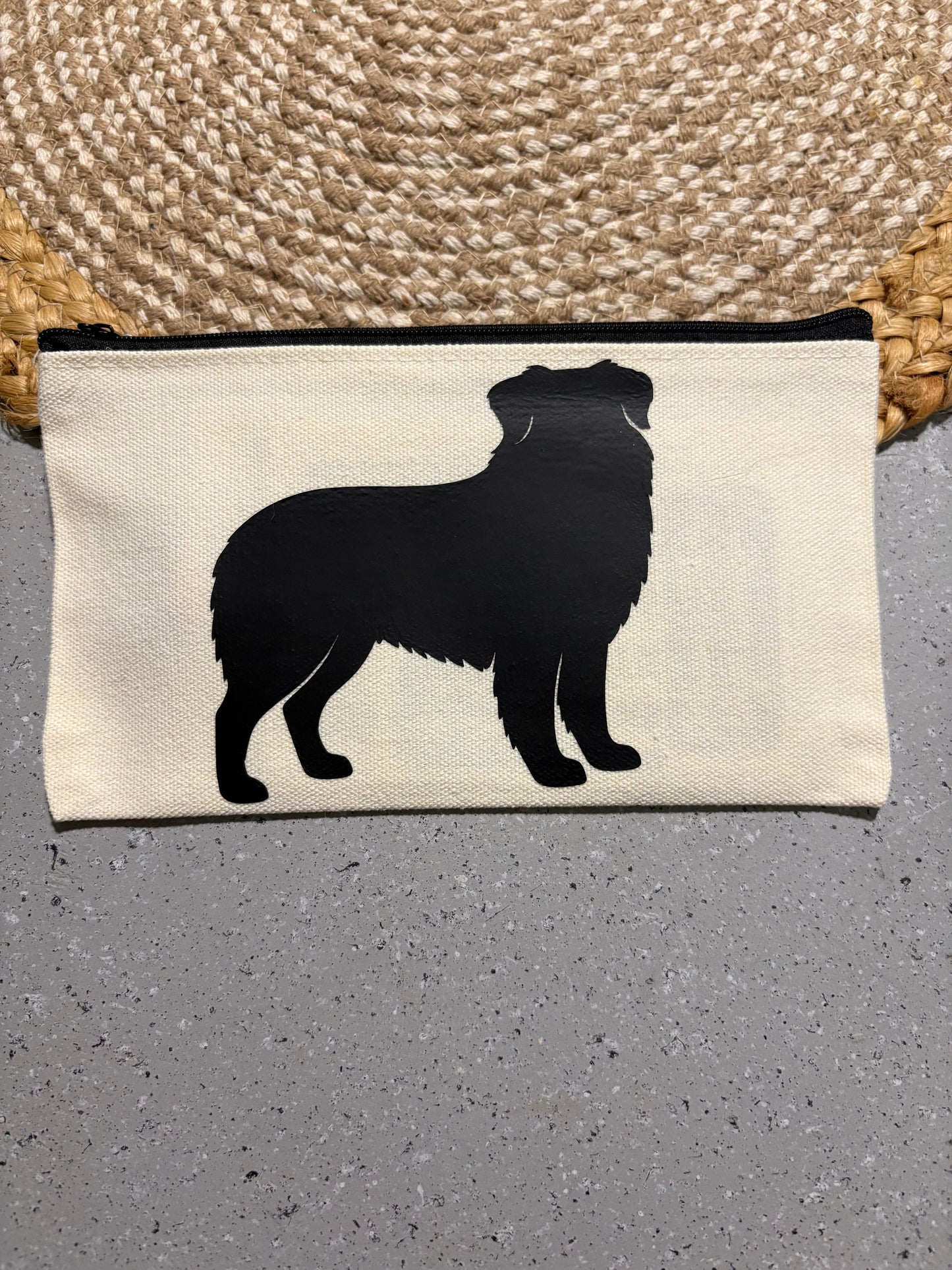 Aussie Australian Shepherd Giant Breed Cosmetic Travel Bag Gift for Big Dog Lovers