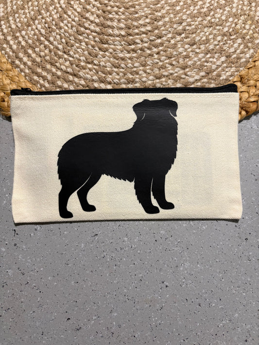 Aussie Australian Shepherd Giant Breed Cosmetic Travel Bag Gift for Big Dog Lovers