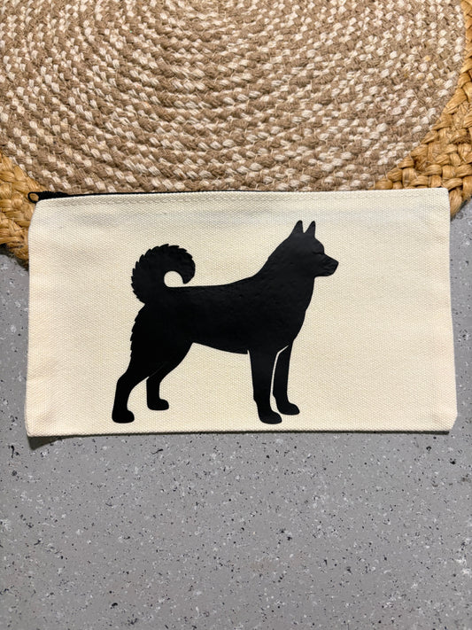 Husky Giant Breed Cosmetic Travel Bag Gift for Big Dog Lovers