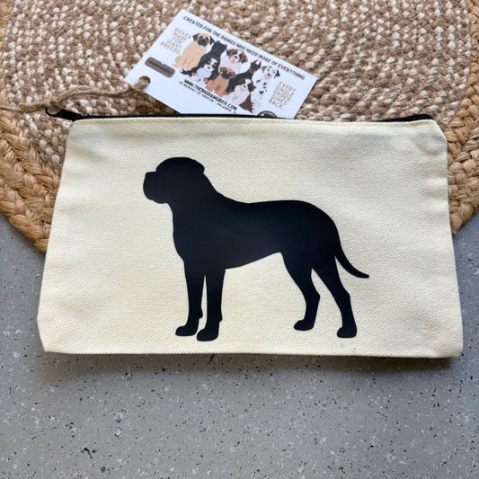 Mastiff Custom Giant Breed Cosmetic Travel Bag Gift for Big Dog Lovers
