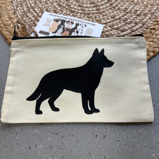 German Shepard Giant Breed Cosmetic Travel Bag Gift for Big Dog Lovers