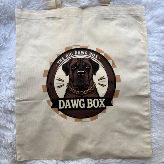 The Big Dog Box Essentials Cotton Canvas Reusable Grocery Shopping Blank Tote Bag 13" x 17"