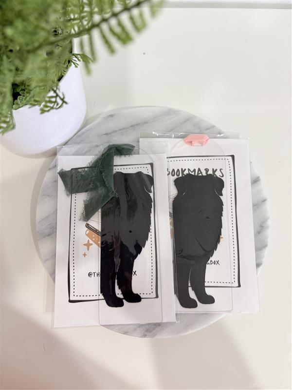 Giant Breed Dog Silhouette Bookmark | Breed-Specific Acrylic Arch Bookmark