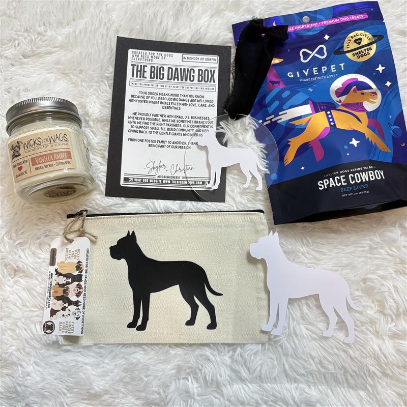Custom Dog Personalized Gift Set For Giant Breed Dog Moms Gifts Under $50