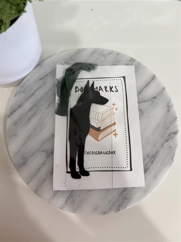 Giant Breed Dog Silhouette Bookmark | Breed-Specific Acrylic Arch Bookmark