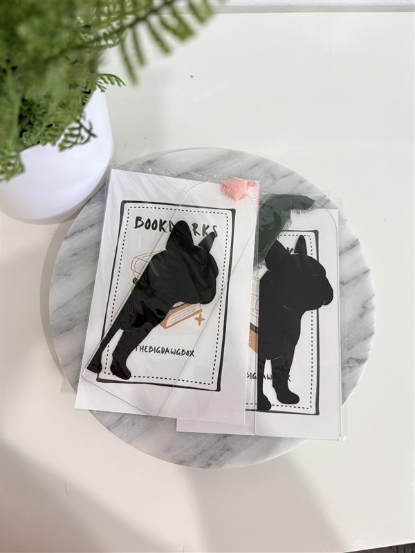 Giant Breed Dog Silhouette Bookmark | Breed-Specific Acrylic Arch Bookmark